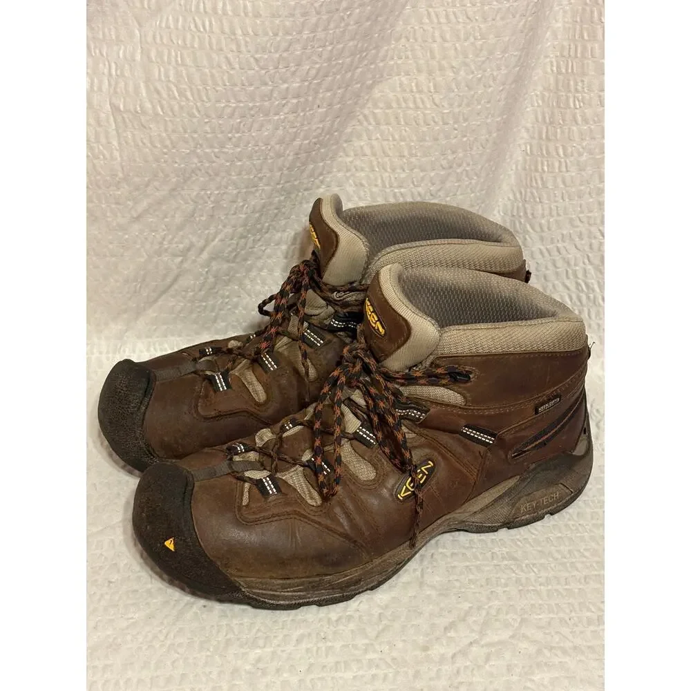 Keen Detroit XT Waterproof Soft Toe Leather Work Boots EH Rated Men’s Size 14D